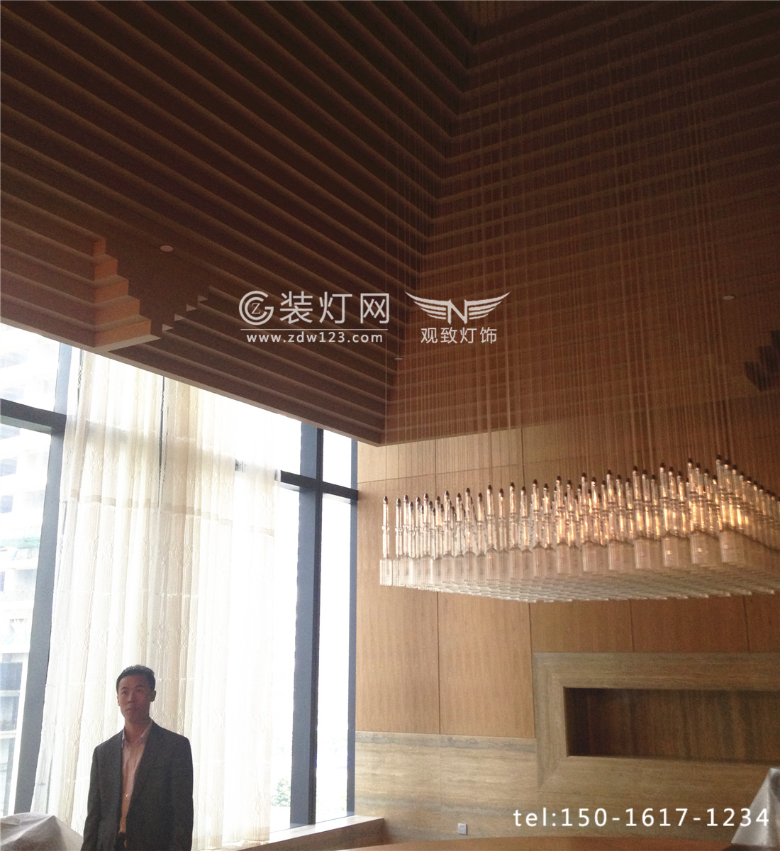 广州W酒店灯具安装现场照片