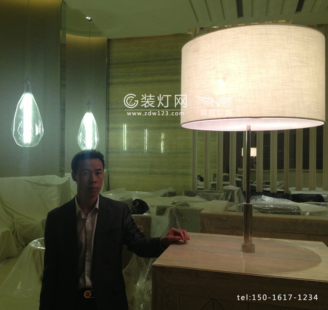 广州W酒店客房灯安装照片