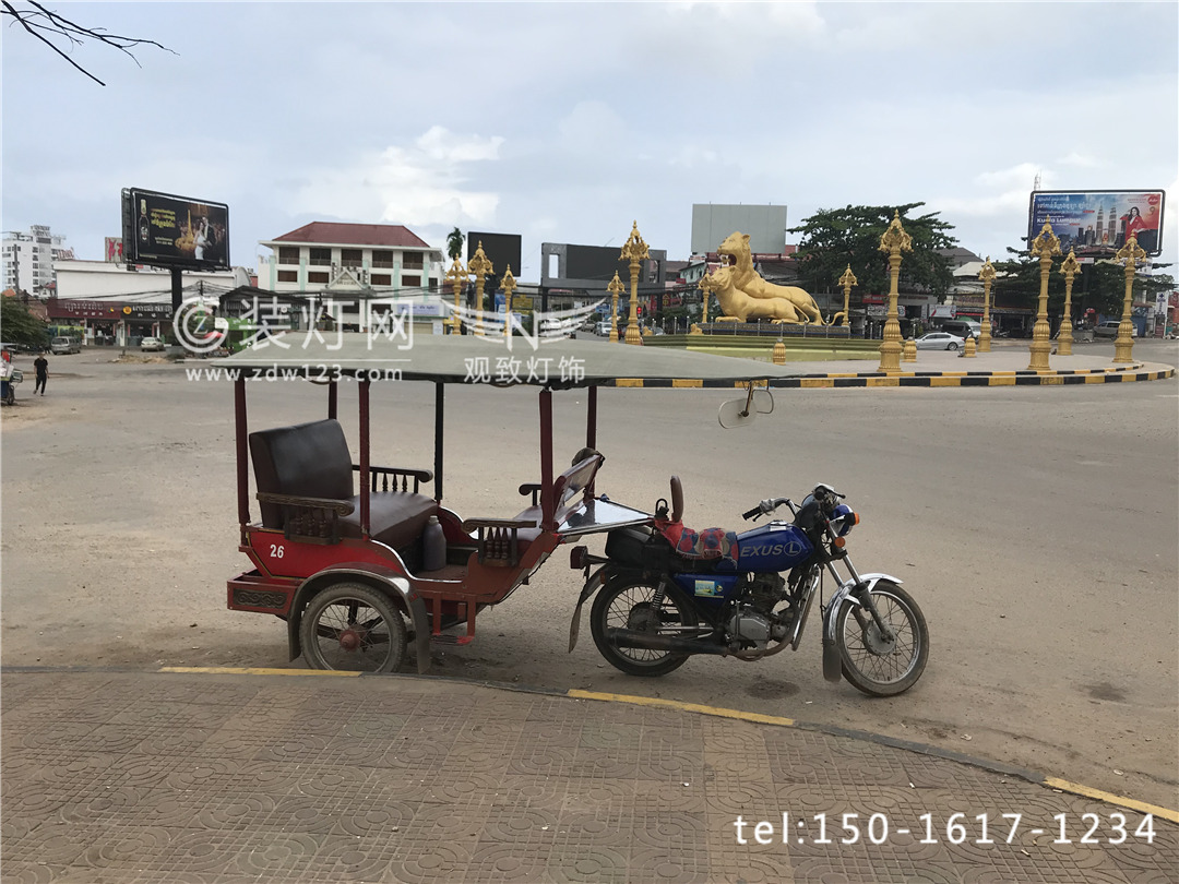 柬埔寨的三轮车