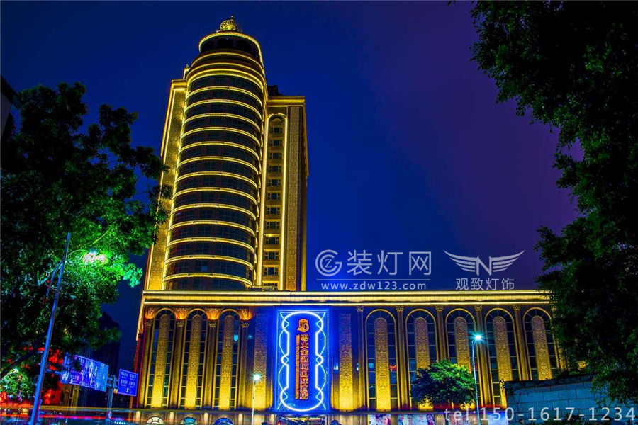 广州粤大金融城酒店外景夜景