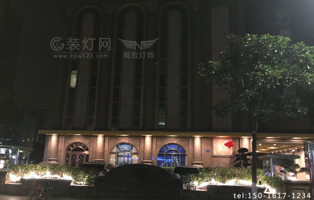 广州粤大金融城酒店夜景